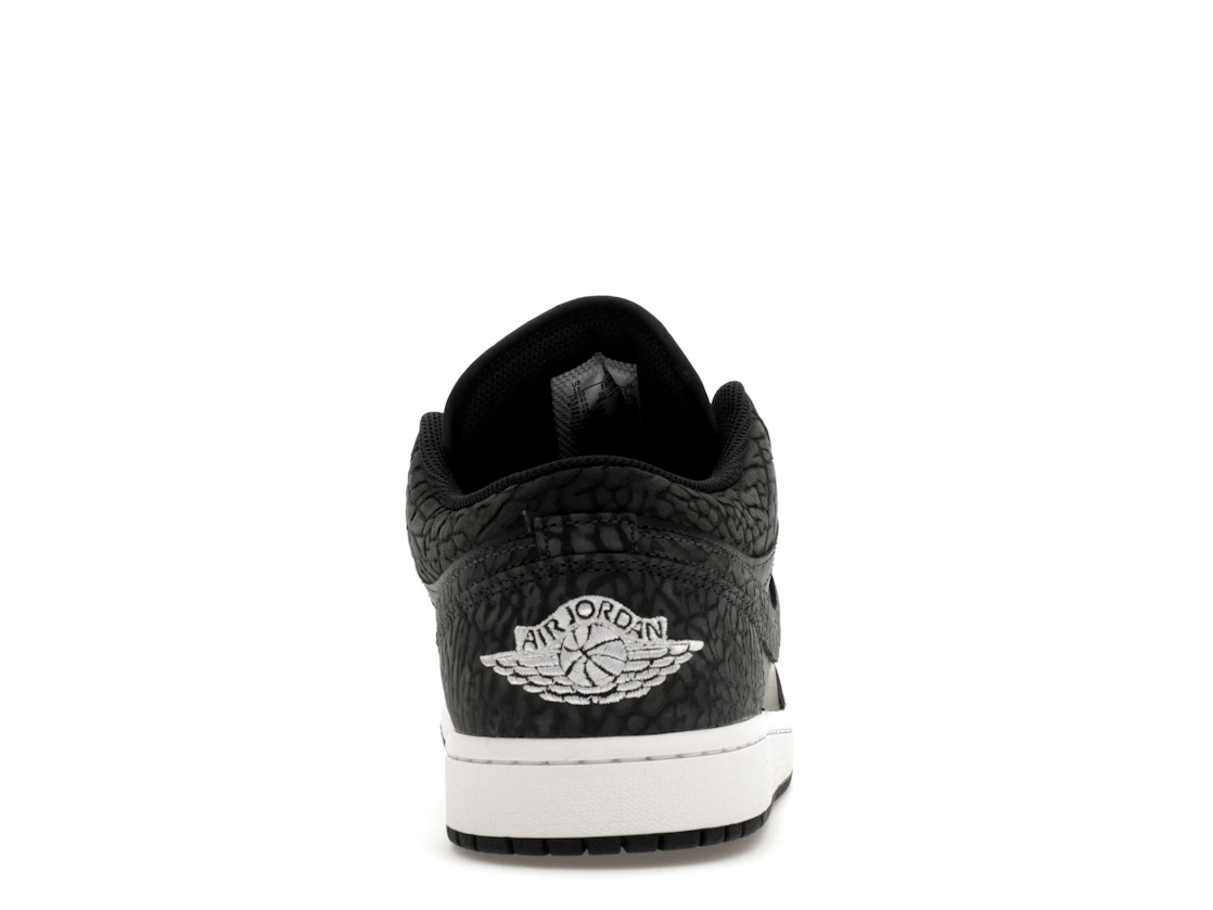 Vue 28 de Jordan 1 Low SE Black Elephant