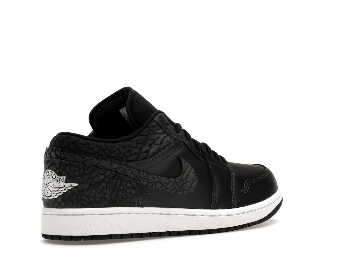 Vue 33 de Jordan 1 Low SE Black Elephant