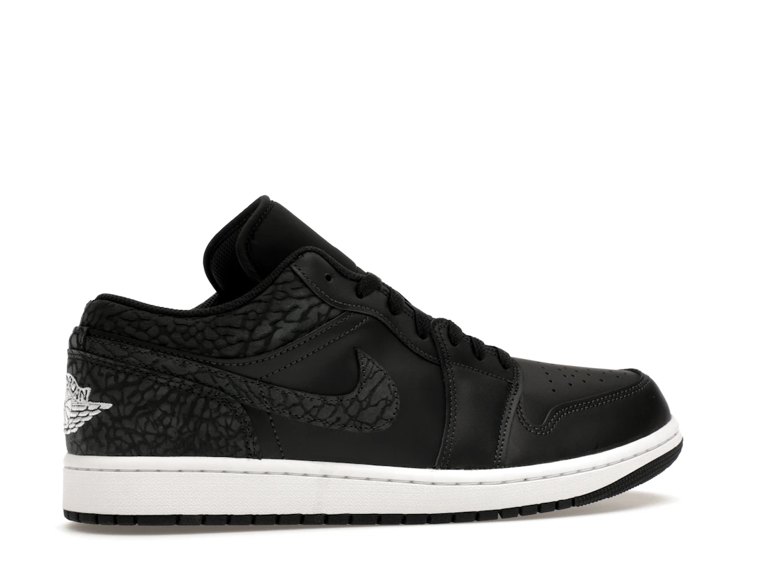 Vue 35 de Jordan 1 Low SE Black Elephant