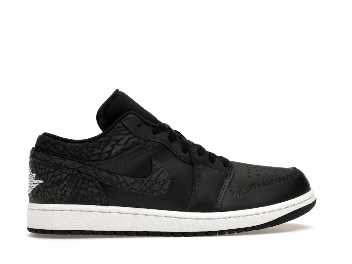 Vue 36 de Jordan 1 Low SE Black Elephant