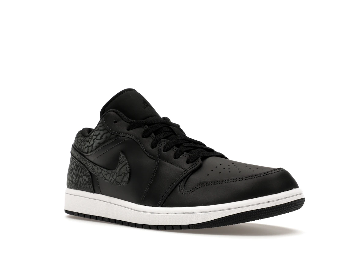 Vue 5 de Jordan 1 Low SE Black Elephant