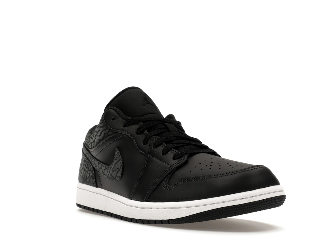 Vue 6 de Jordan 1 Low SE Black Elephant