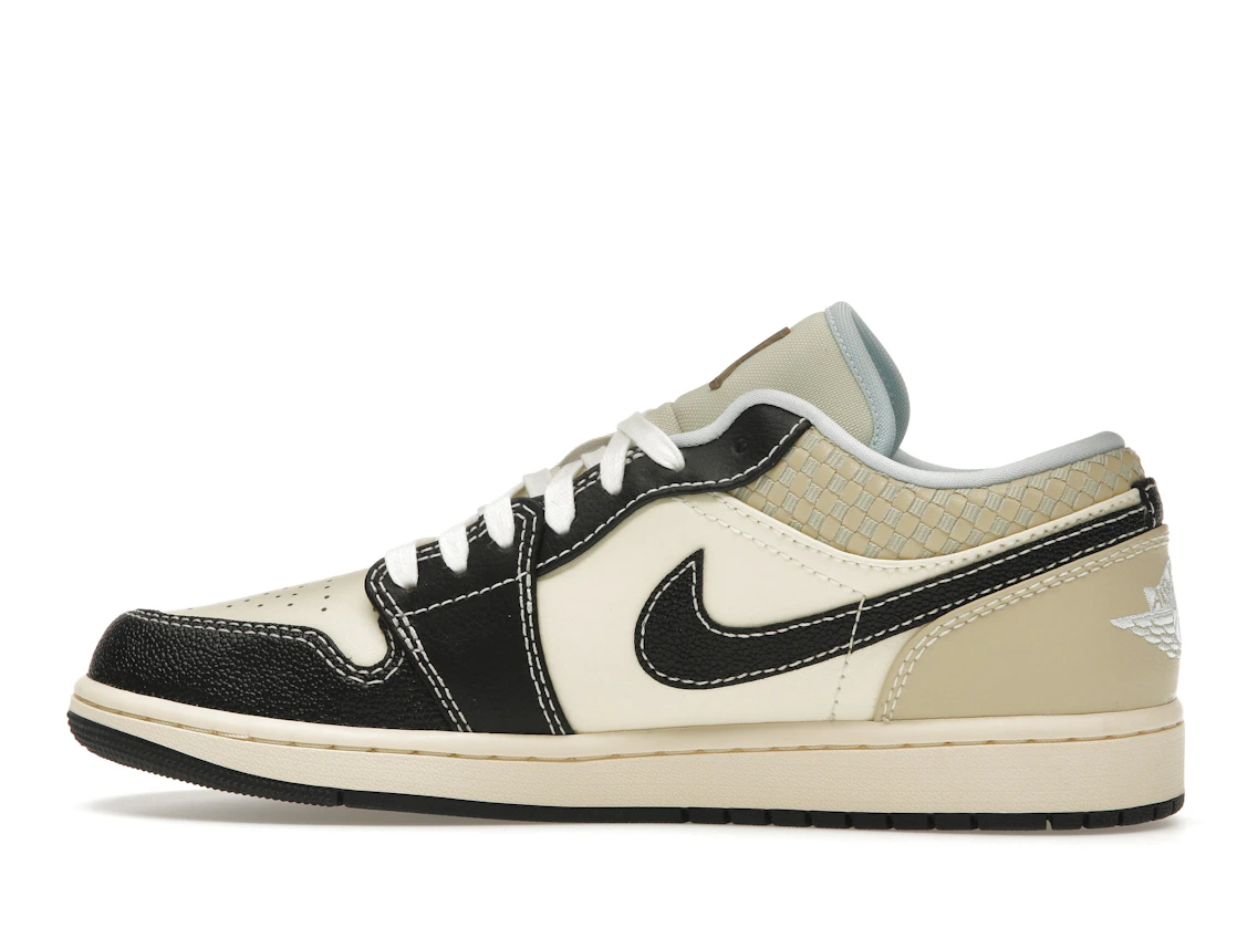 Vue 20 de Jordan 1 Low SE Coconut Milk Black Muslin