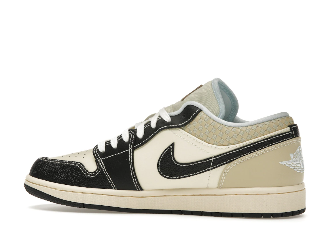 Vue 21 de Jordan 1 Low SE Coconut Milk Black Muslin