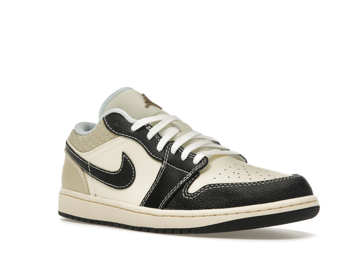 Vue 5 de Jordan 1 Low SE Coconut Milk Black Muslin