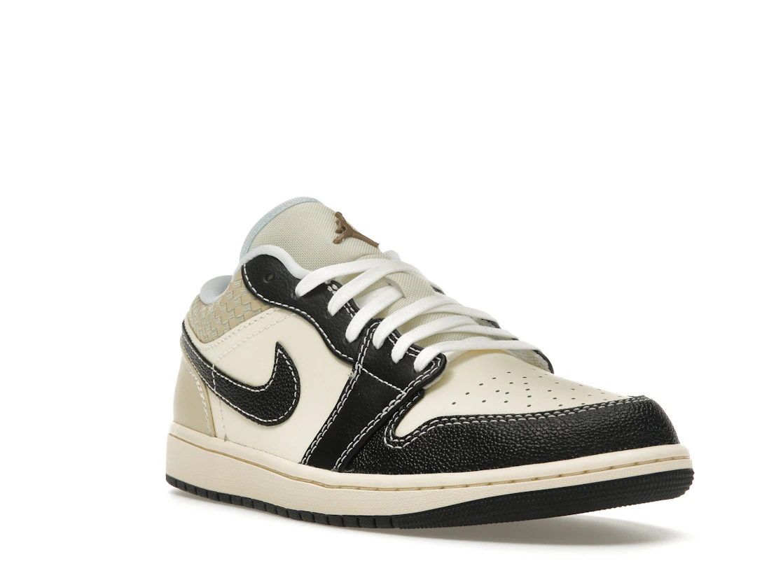 Vue 6 de Jordan 1 Low SE Coconut Milk Black Muslin