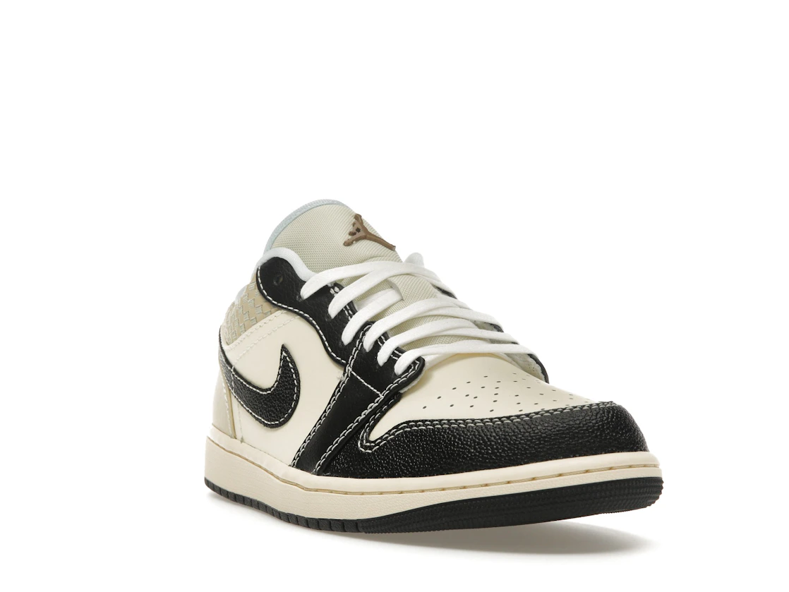 Vue 7 de Jordan 1 Low SE Coconut Milk Black Muslin
