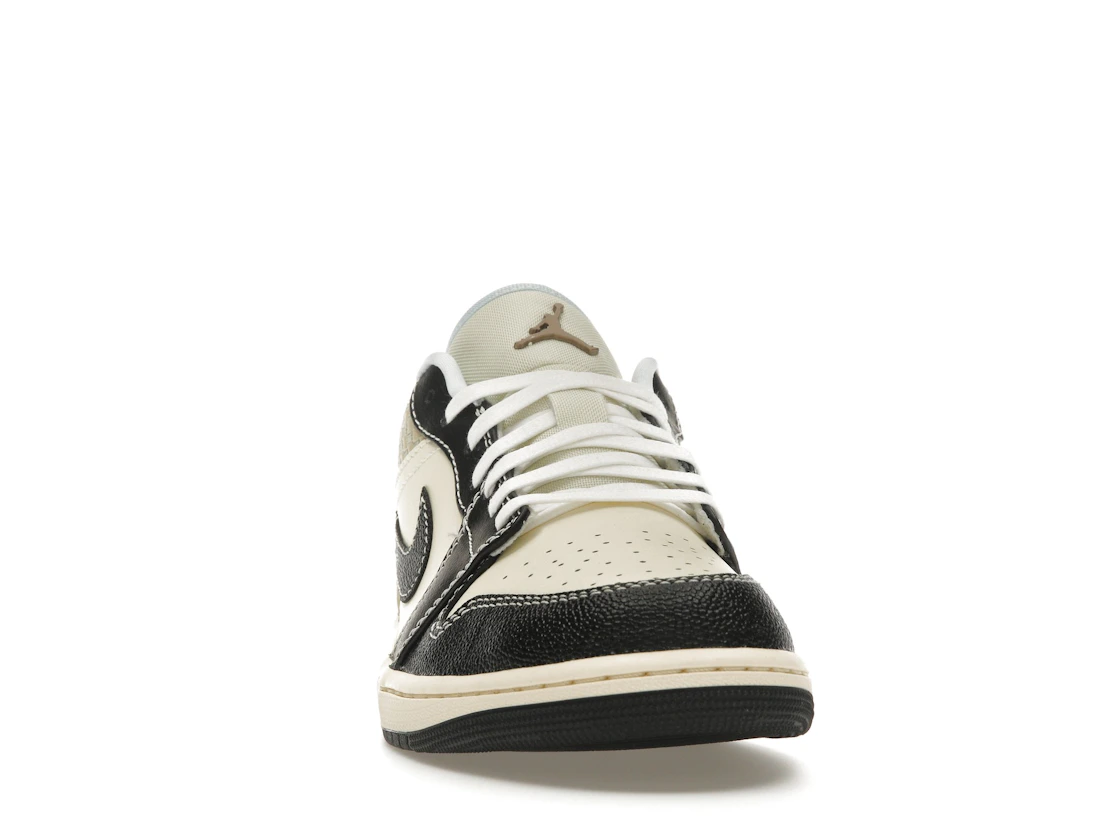 Vue 9 de Jordan 1 Low SE Coconut Milk Black Muslin