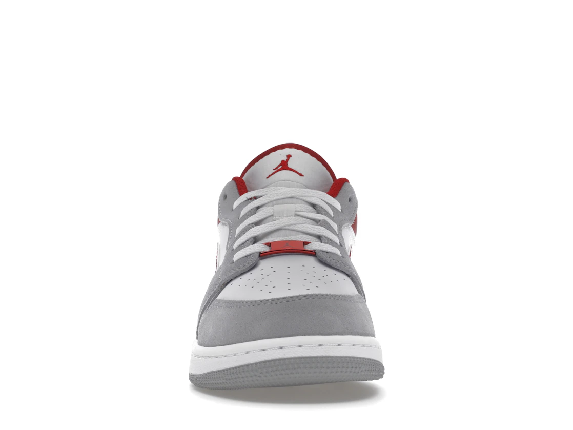 Vue 10 de Jordan 1 Low SE Smoke Grey Gym Red (GS)