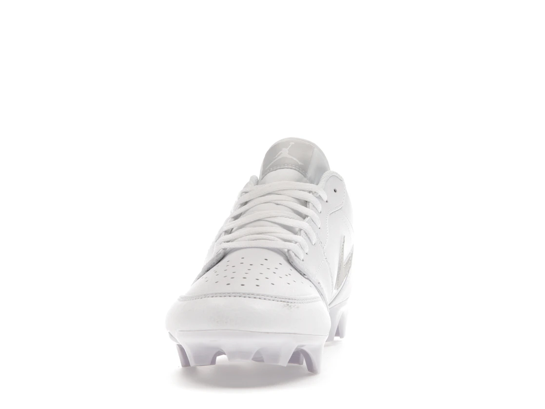 Vue 11 de Jordan 1 Low TD Cleat White Grey Fog