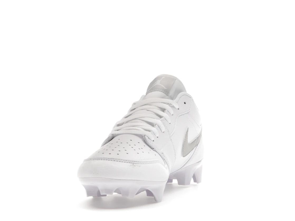 Vue 12 de Jordan 1 Low TD Cleat White Grey Fog