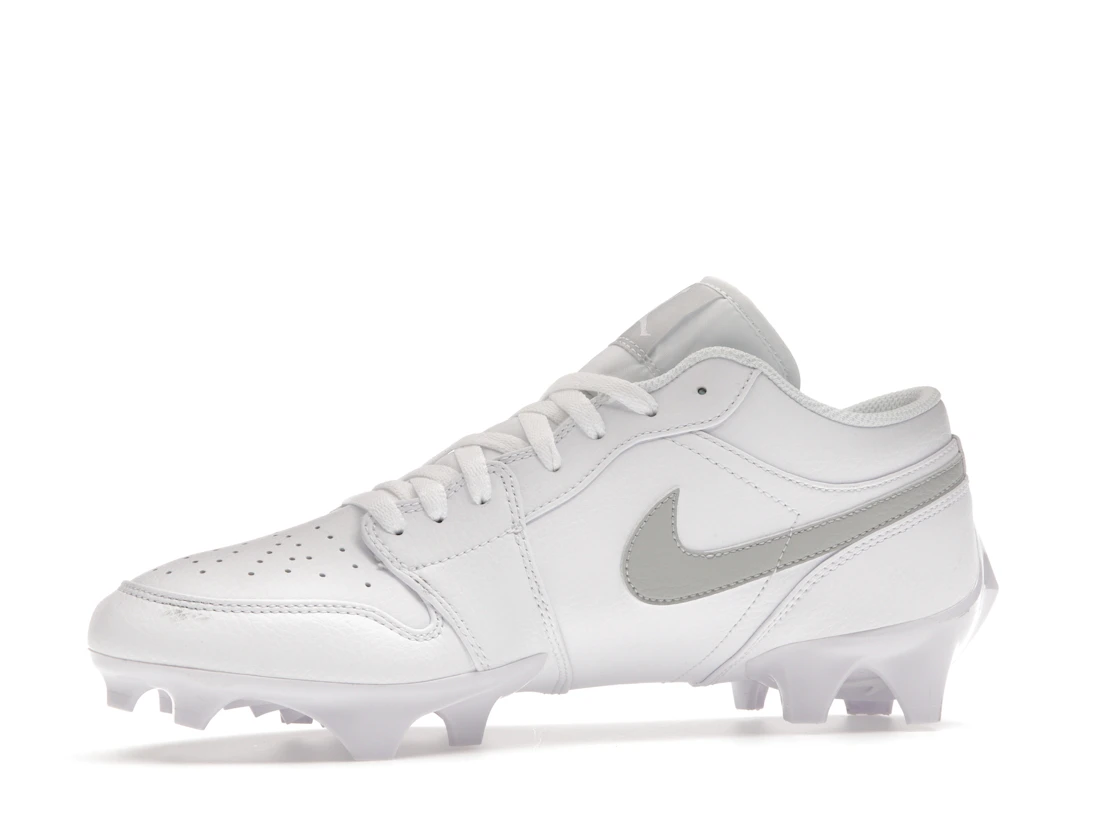 Vue 17 de Jordan 1 Low TD Cleat White Grey Fog