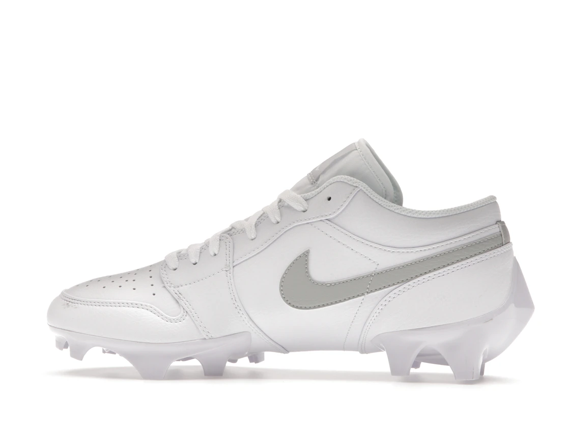 Vue 20 de Jordan 1 Low TD Cleat White Grey Fog