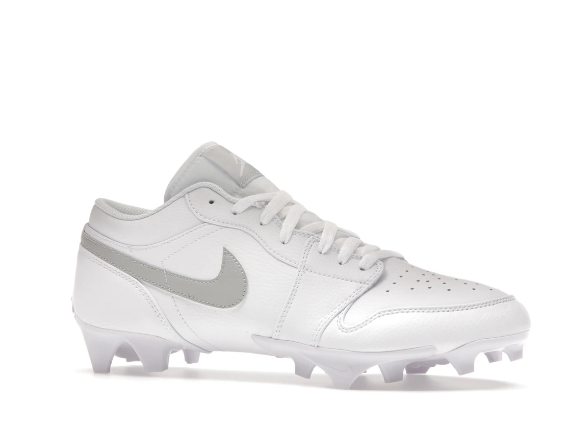 Vue 3 de Jordan 1 Low TD Cleat White Grey Fog