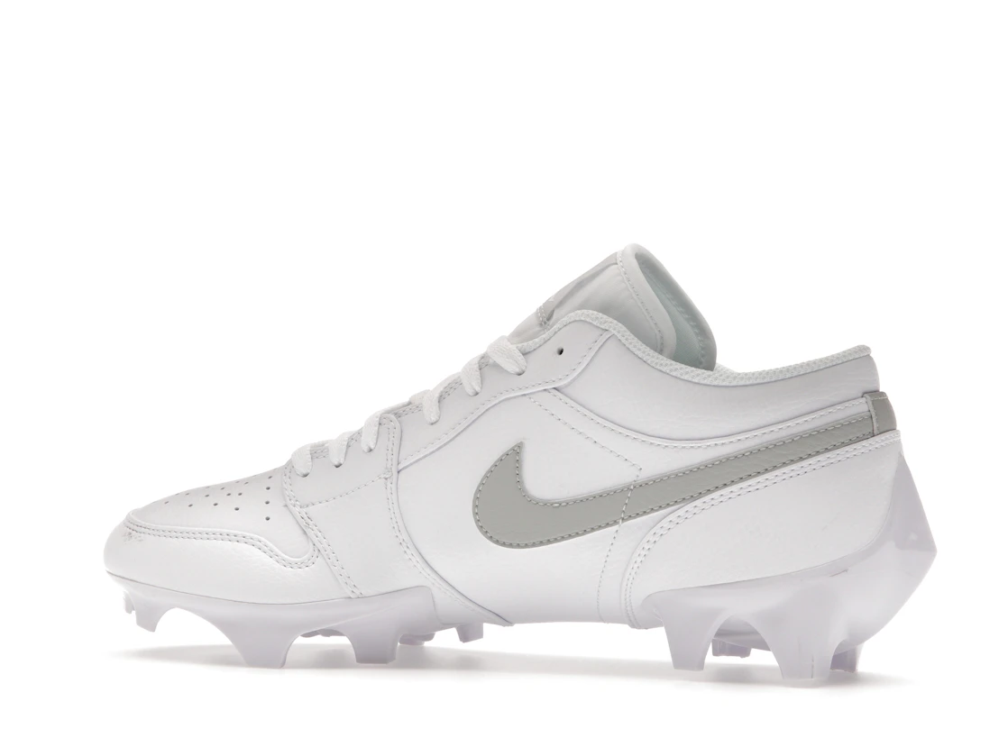 Vue 21 de Jordan 1 Low TD Cleat White Grey Fog
