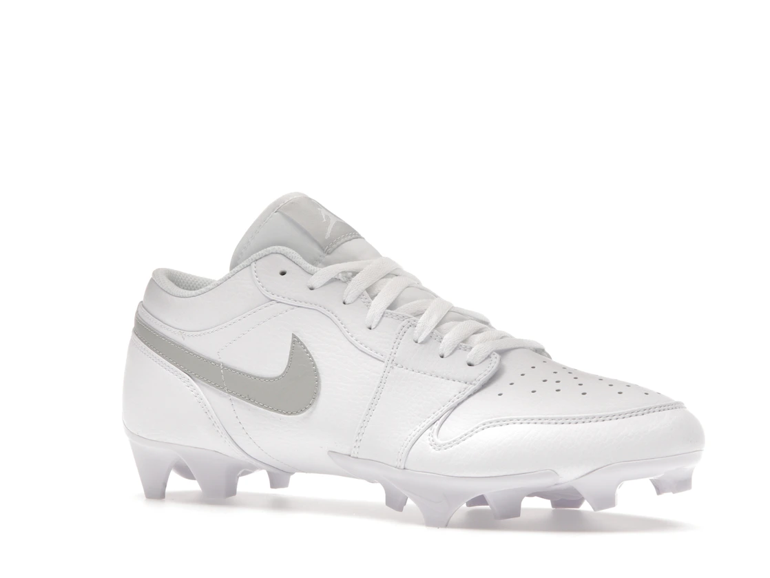 Vue 4 de Jordan 1 Low TD Cleat White Grey Fog