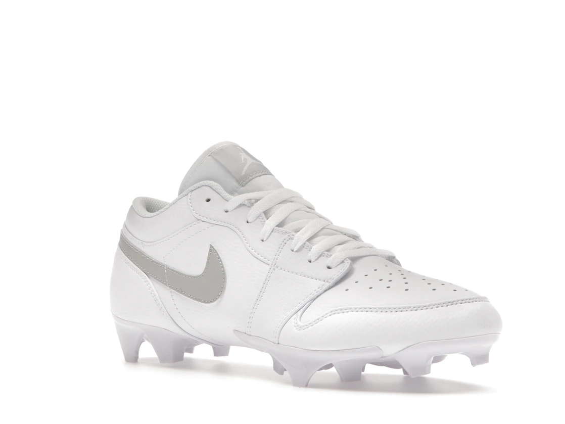 Vue 5 de Jordan 1 Low TD Cleat White Grey Fog