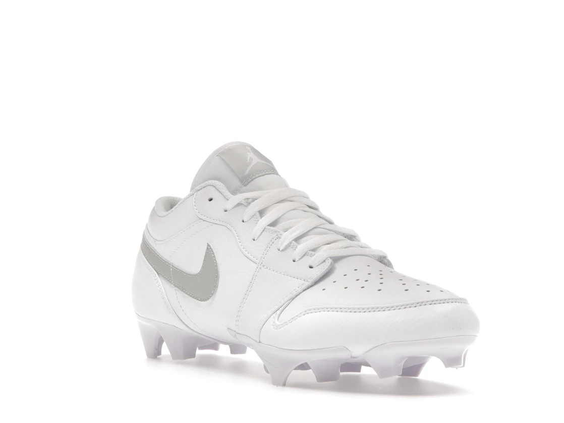Vue 6 de Jordan 1 Low TD Cleat White Grey Fog