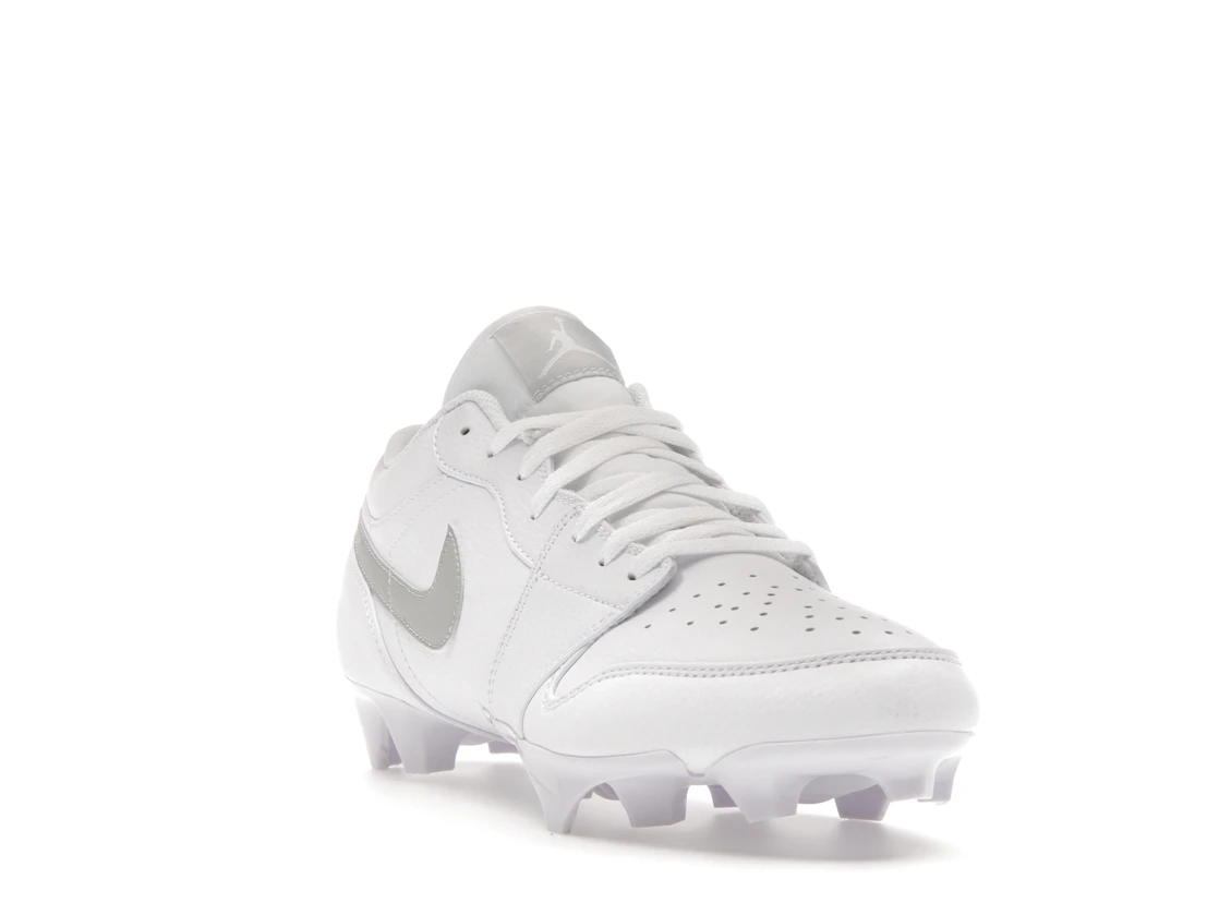 Vue 7 de Jordan 1 Low TD Cleat White Grey Fog