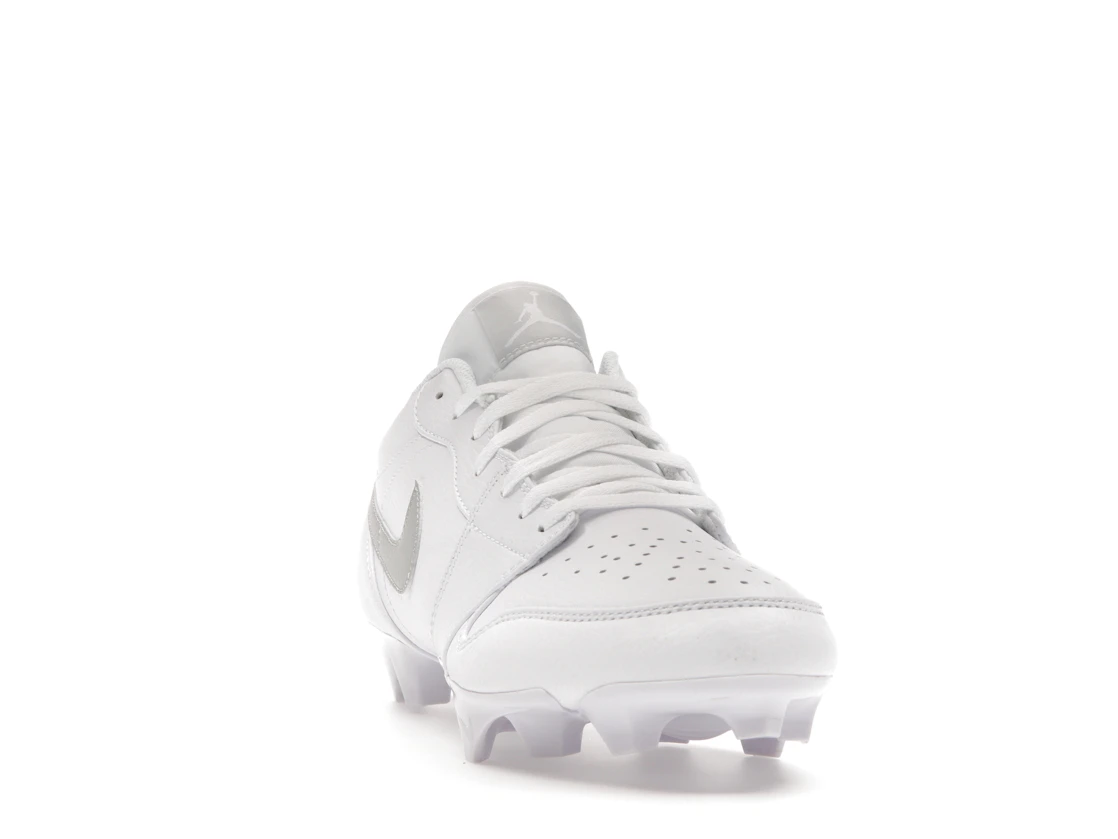 Vue 8 de Jordan 1 Low TD Cleat White Grey Fog