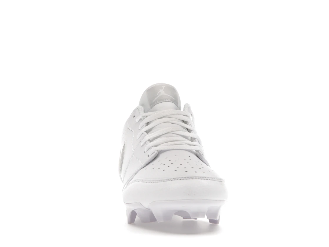 Vue 9 de Jordan 1 Low TD Cleat White Grey Fog