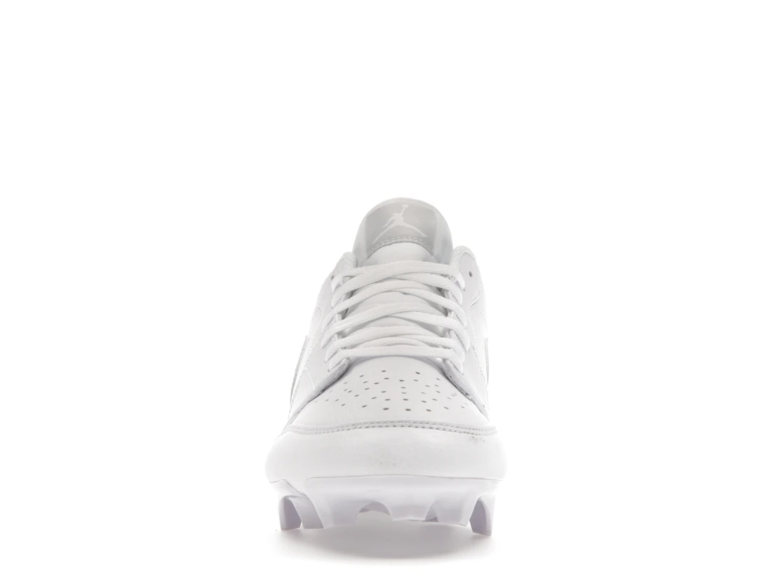 Vue 10 de Jordan 1 Low TD Cleat White Grey Fog