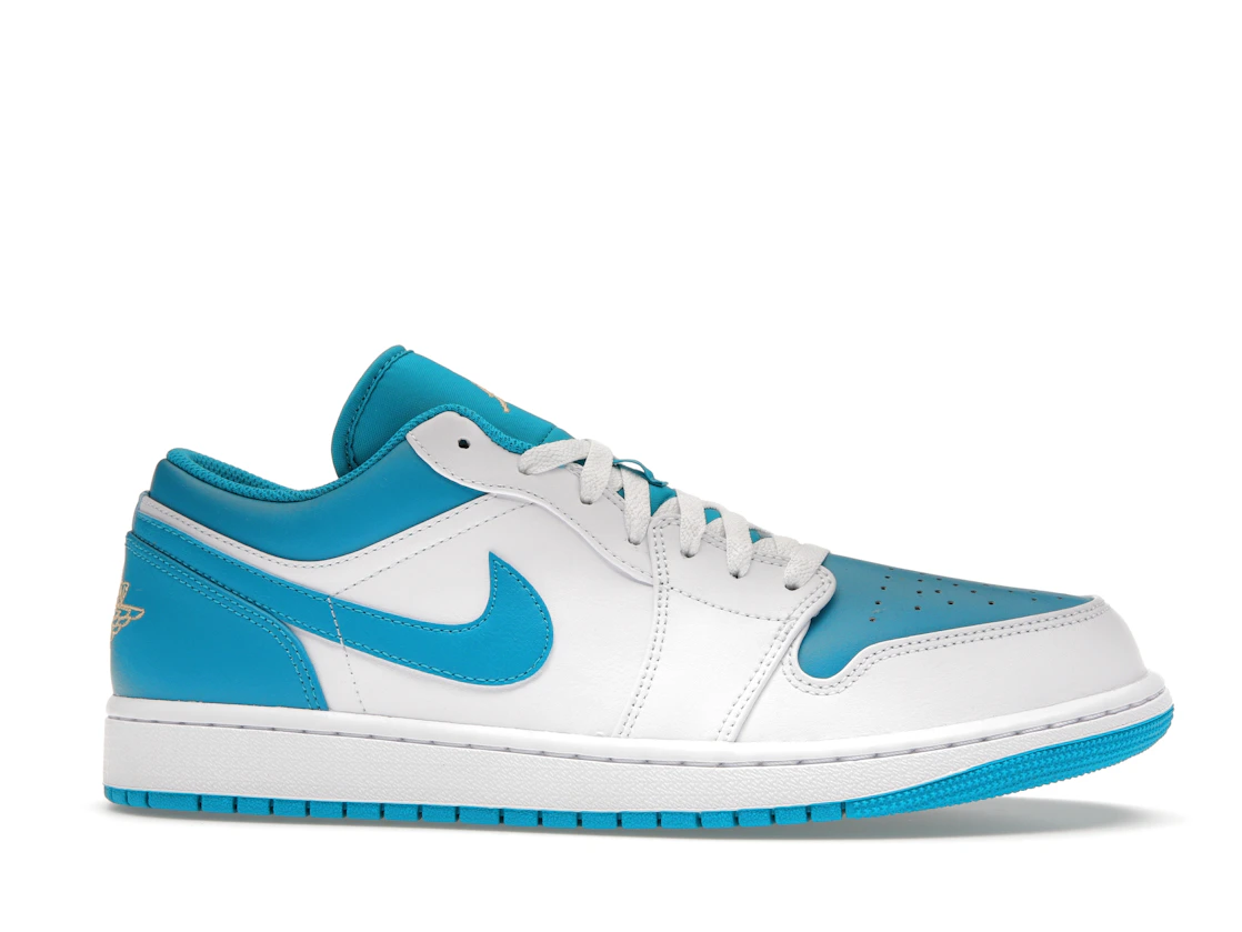Vue 2 de Jordan 1 Low Aquatone