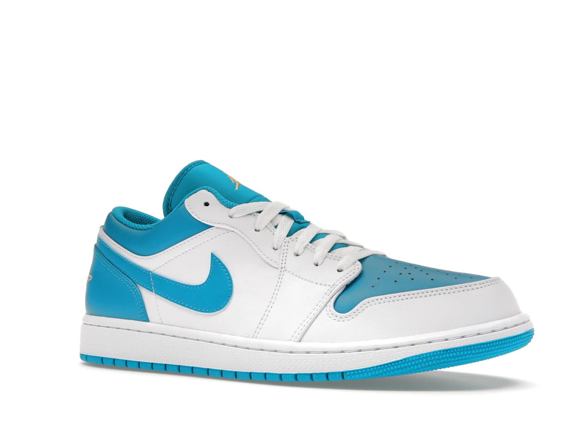Vue 4 de Jordan 1 Low Aquatone