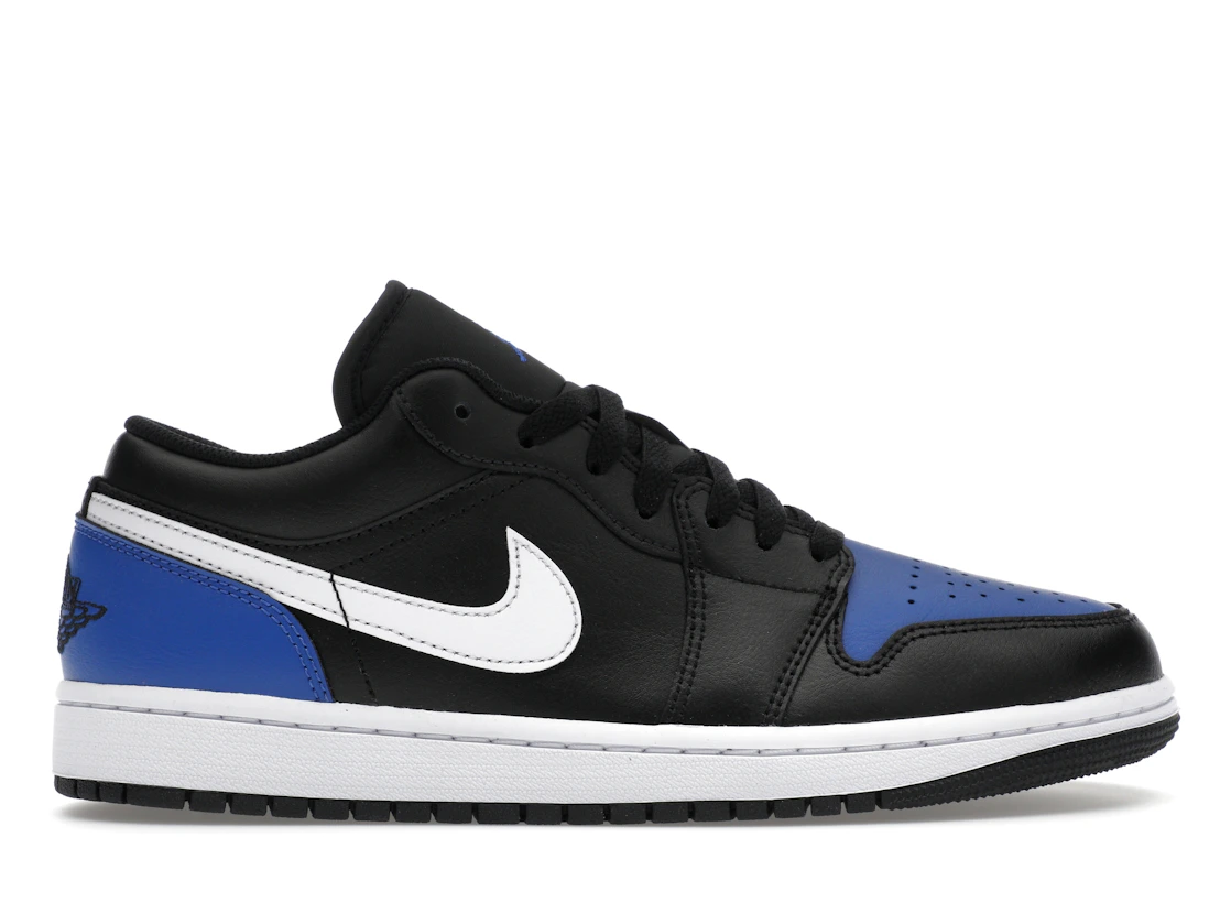 Vue 1 de Jordan 1 Low Black Royal Toe