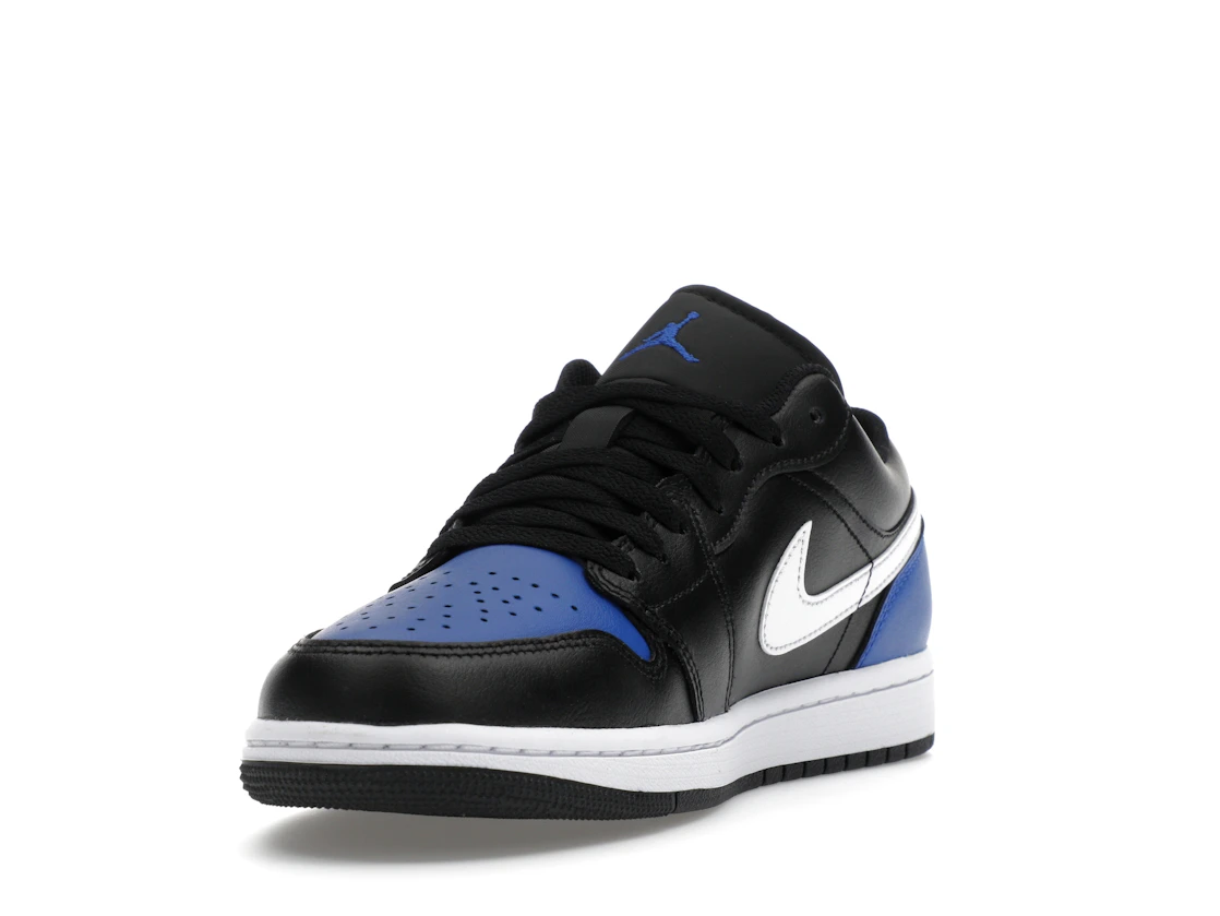 Vue 13 de Jordan 1 Low Black Royal Toe