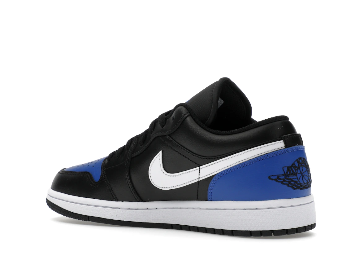 Vue 23 de Jordan 1 Low Black Royal Toe