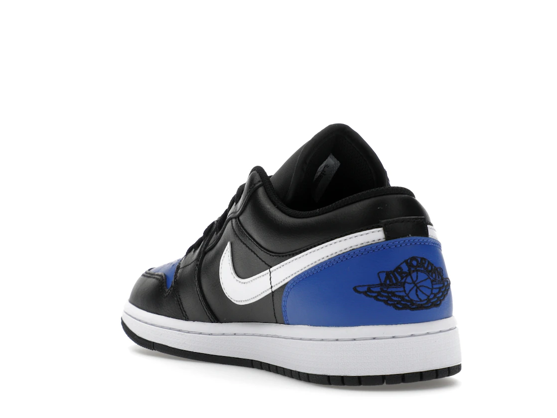 Vue 25 de Jordan 1 Low Black Royal Toe
