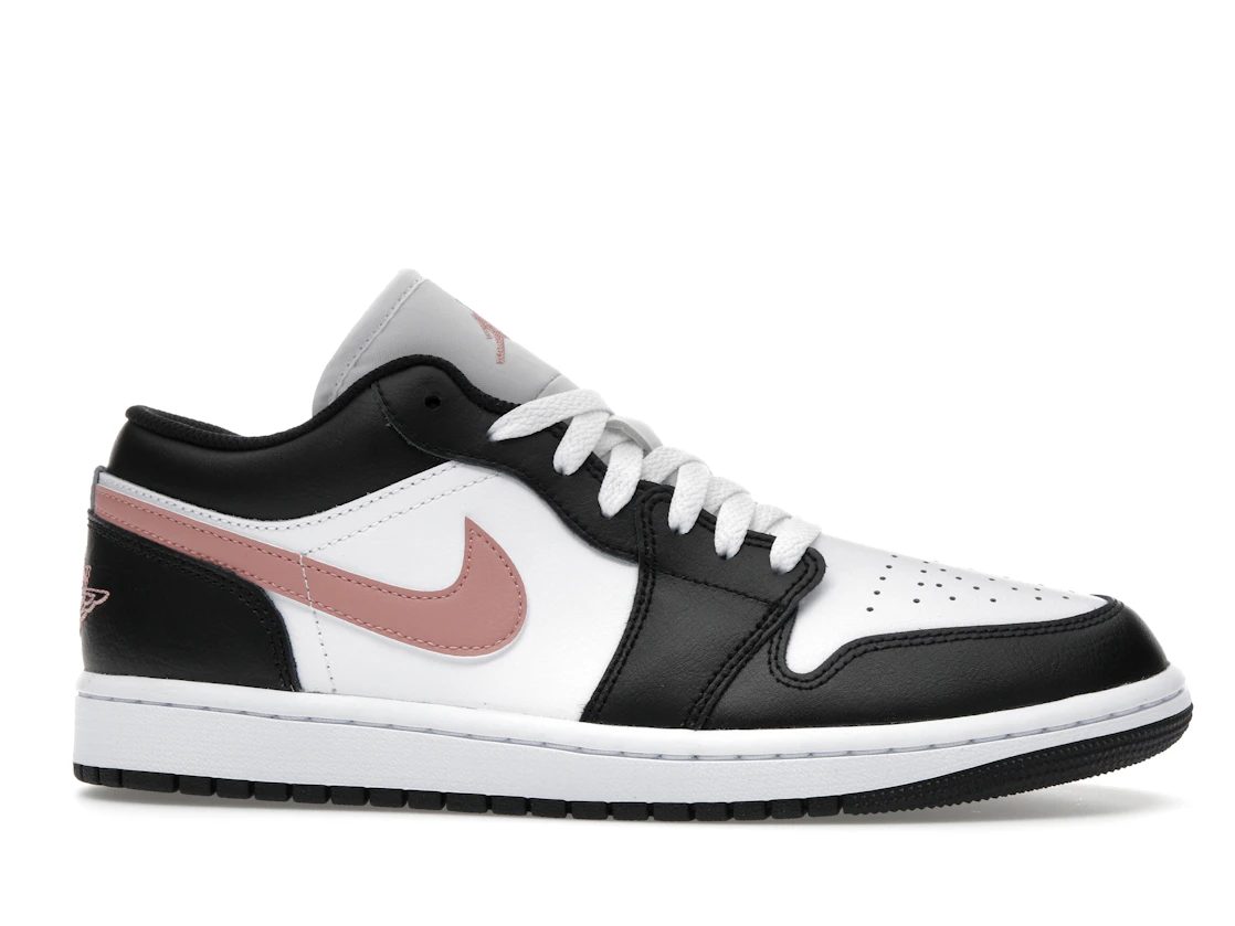 Vue 2 de Jordan 1 Low Black Rust Pink