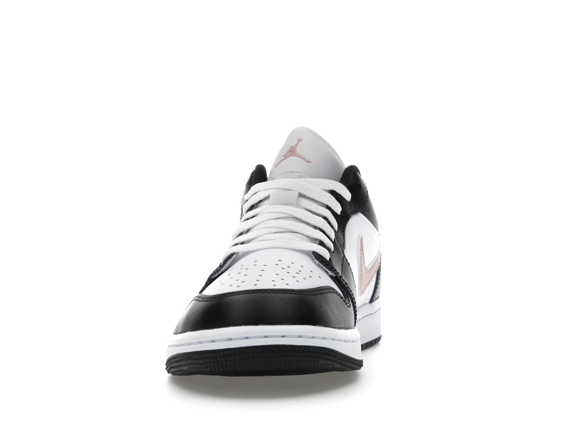 Vue 11 de Jordan 1 Low Black Rust Pink