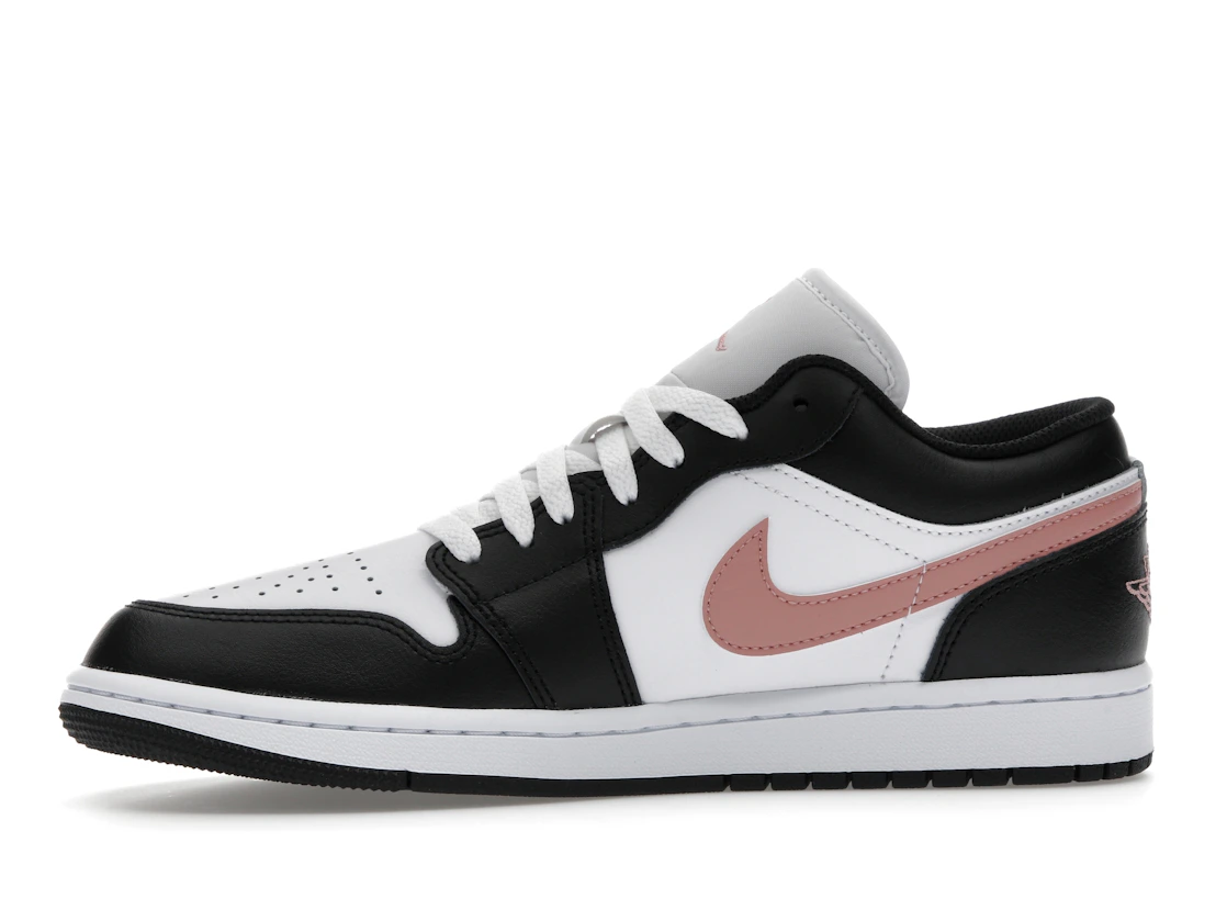 Vue 18 de Jordan 1 Low Black Rust Pink