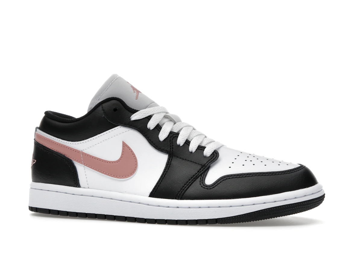 Vue 3 de Jordan 1 Low Black Rust Pink