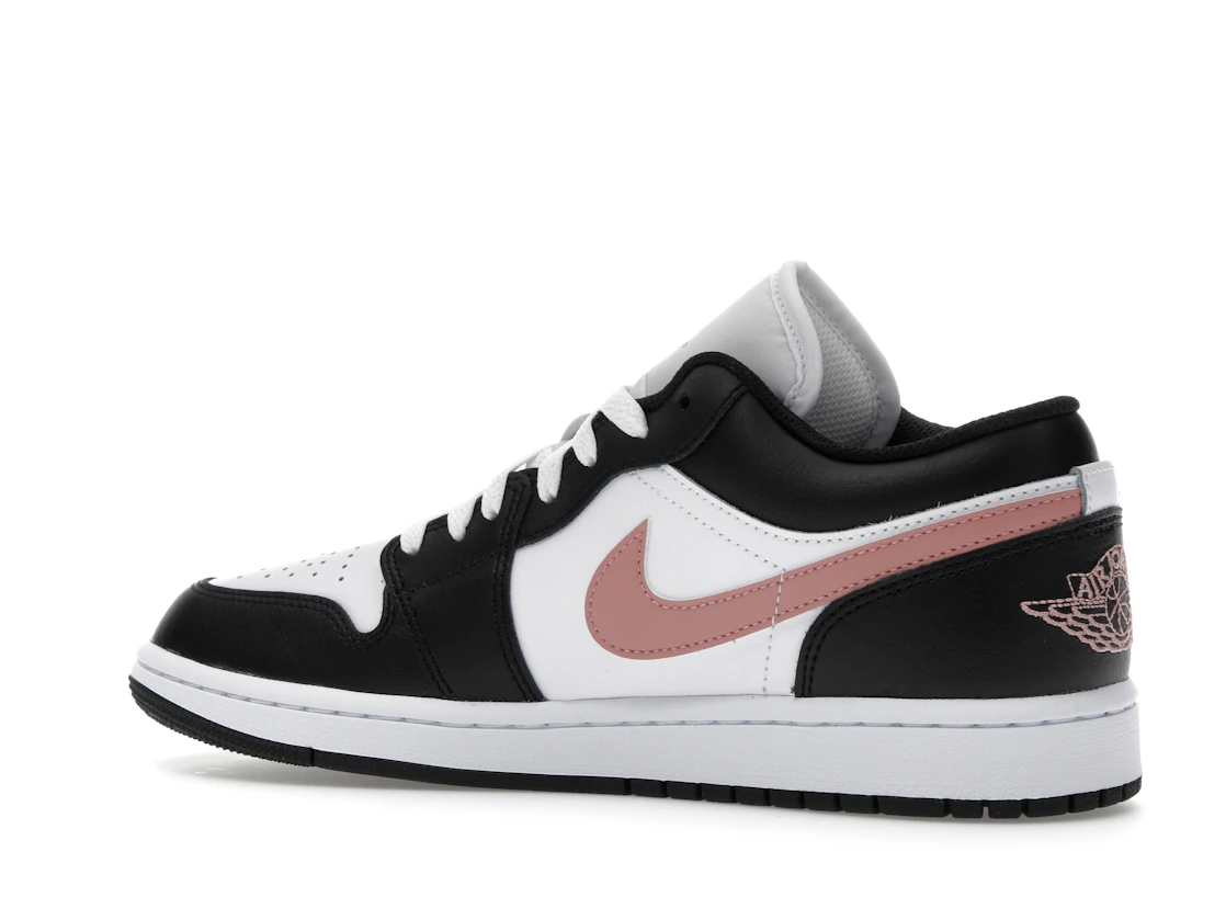 Vue 22 de Jordan 1 Low Black Rust Pink