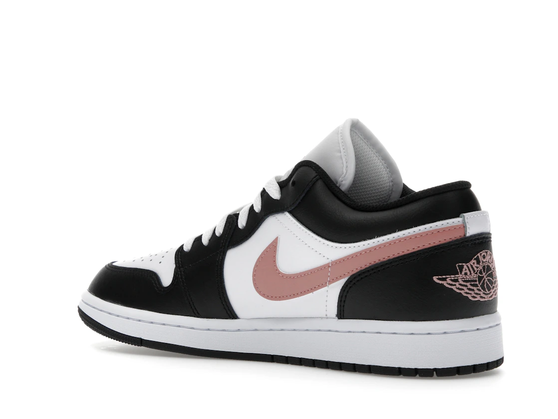 Vue 23 de Jordan 1 Low Black Rust Pink