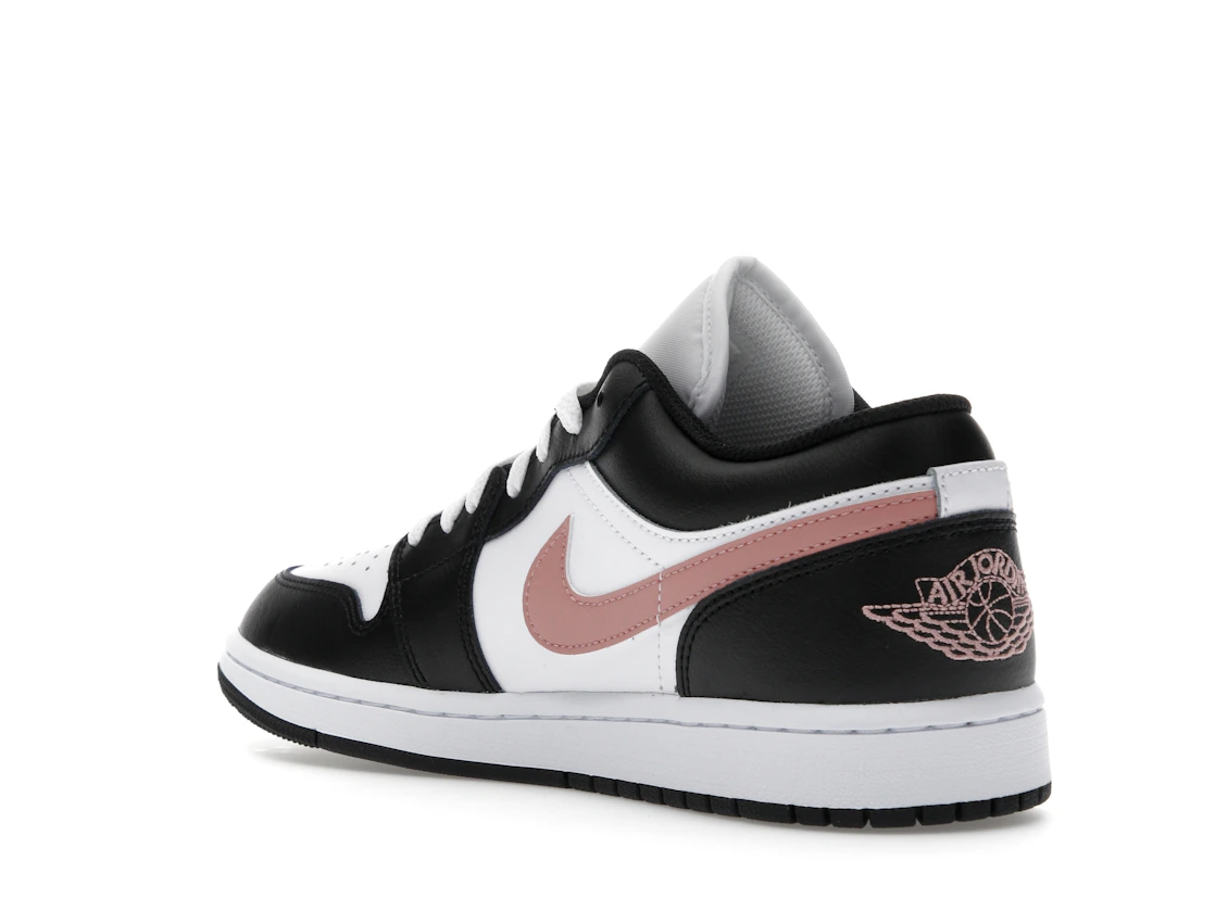 Vue 24 de Jordan 1 Low Black Rust Pink