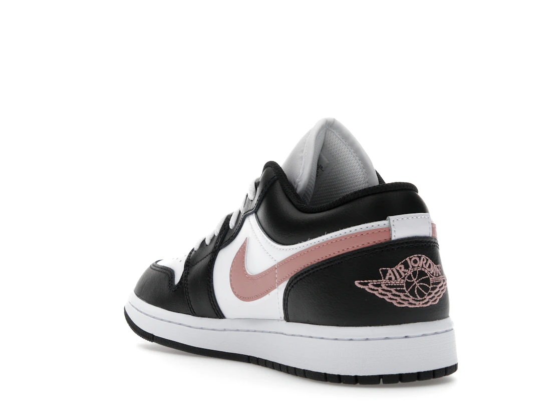 Vue 25 de Jordan 1 Low Black Rust Pink