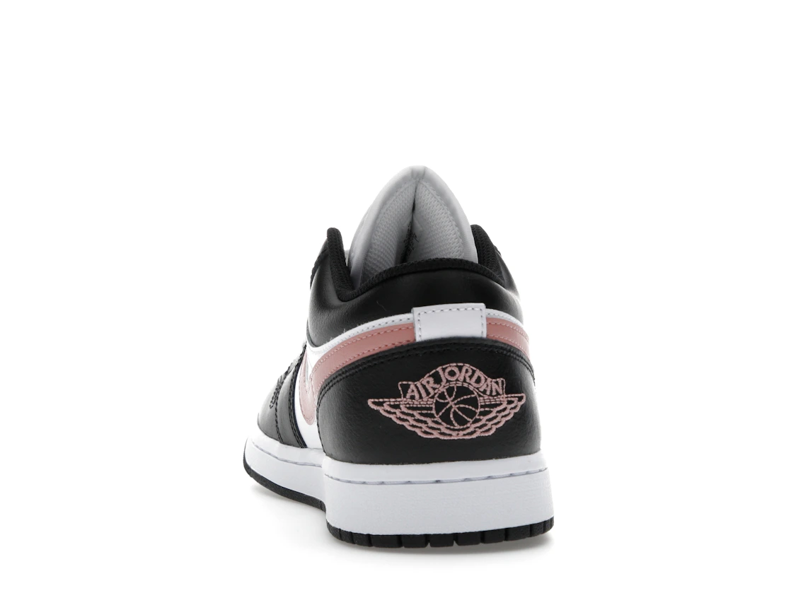 Vue 27 de Jordan 1 Low Black Rust Pink