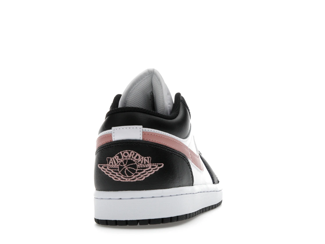Vue 29 de Jordan 1 Low Black Rust Pink