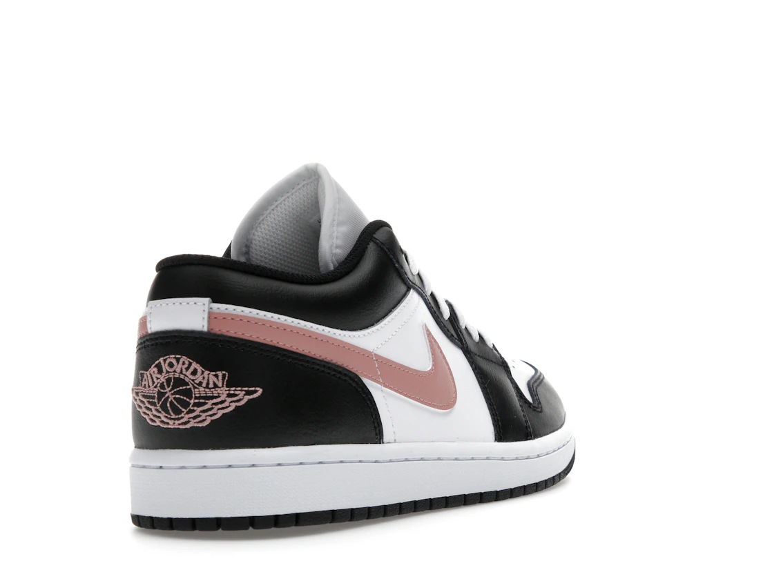 Vue 31 de Jordan 1 Low Black Rust Pink