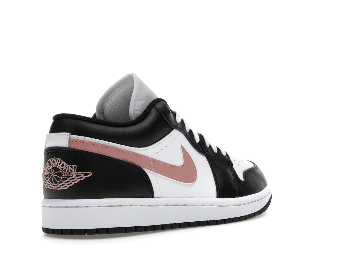 Vue 32 de Jordan 1 Low Black Rust Pink
