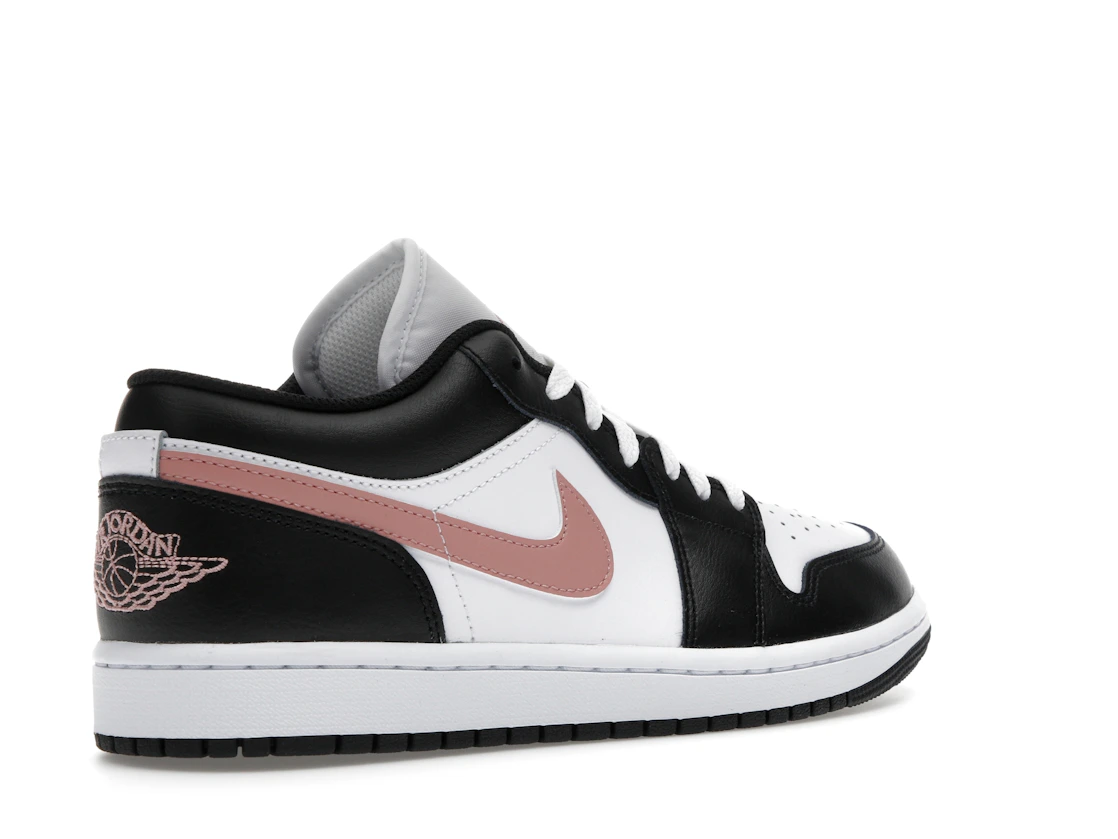 Vue 33 de Jordan 1 Low Black Rust Pink
