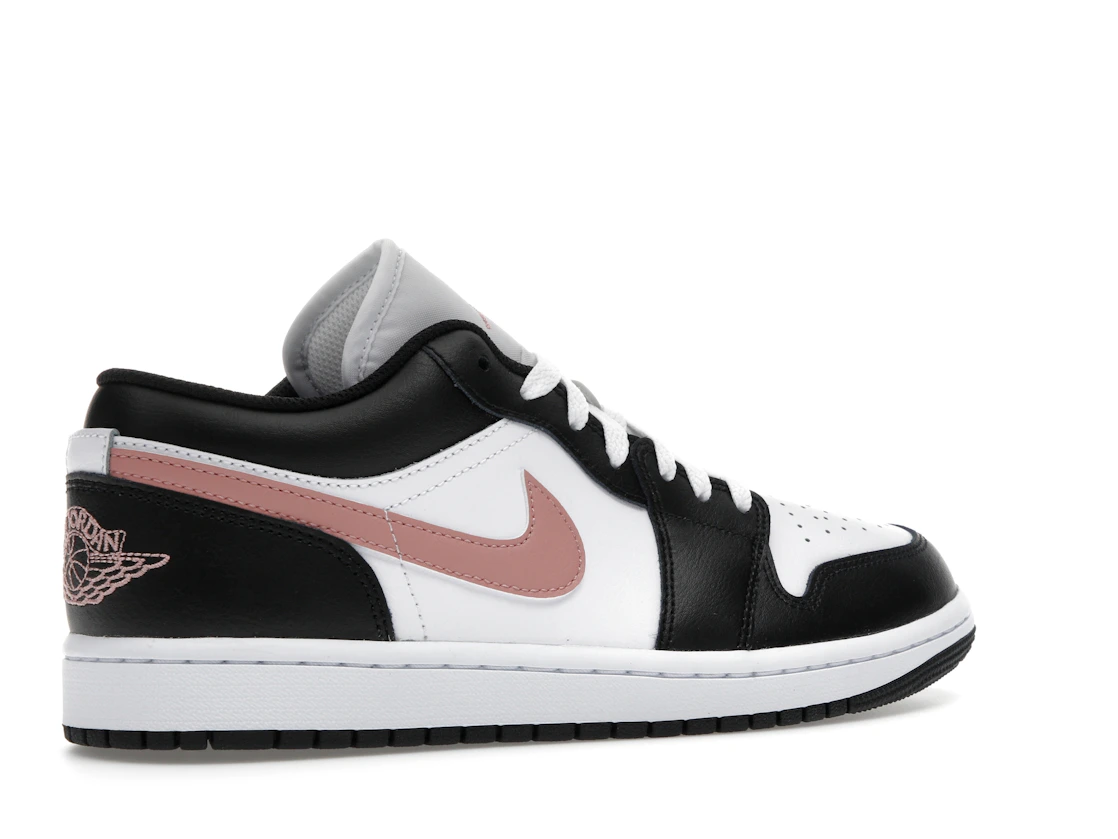 Vue 34 de Jordan 1 Low Black Rust Pink