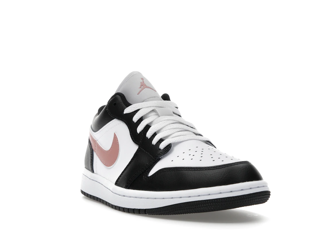 Vue 7 de Jordan 1 Low Black Rust Pink