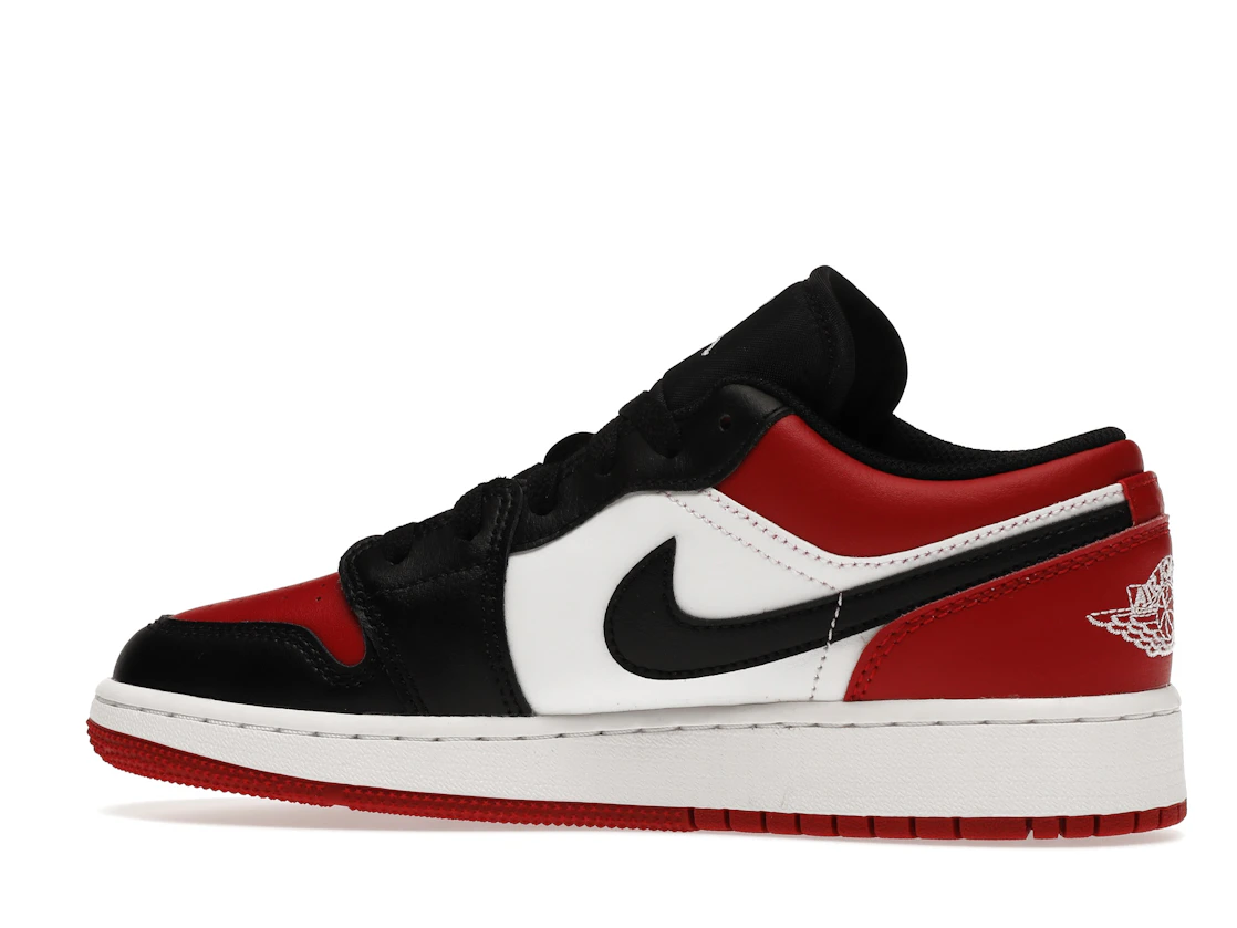 Vue 21 de Jordan 1 Low Bred Toe (GS)