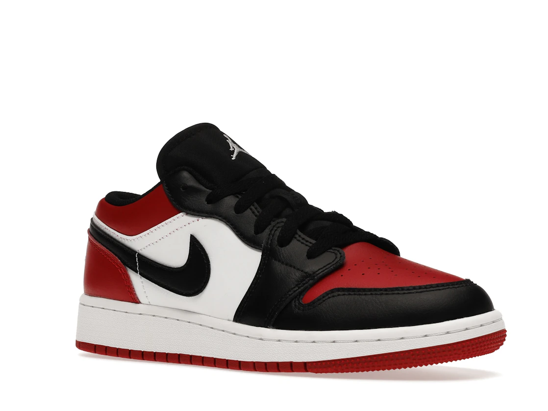 Vue 5 de Jordan 1 Low Bred Toe (GS)