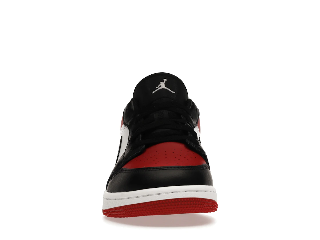 Vue 10 de Jordan 1 Low Bred Toe (GS)